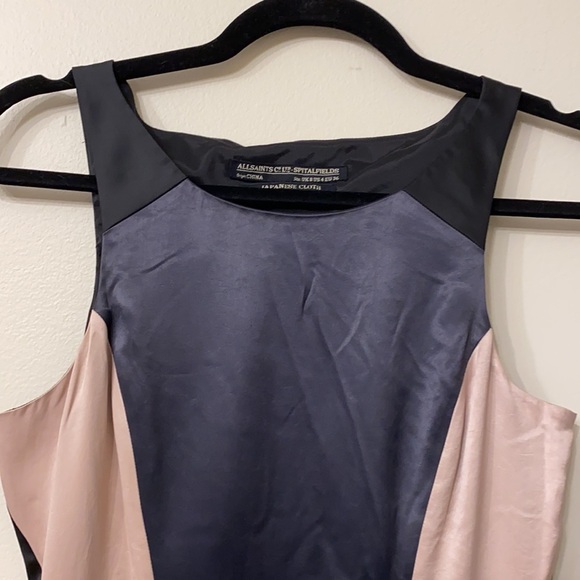 All Saints Bodycon Silk Japanese Cloth Dress (SD2) - Picture 3 of 6